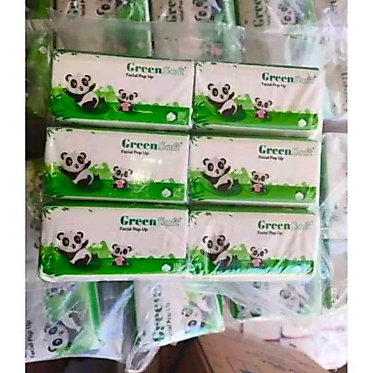 (NON DISPENSER) KEMENKES TISU GREENSOFT POP UP 2 PLY 130 SHEET 6IN1 - Gambar 3