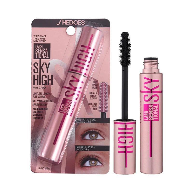 4D Mascara Waterproof Volumizing Curling Lengthening Smudge Proof Long Lasting Flawless Lashes for W