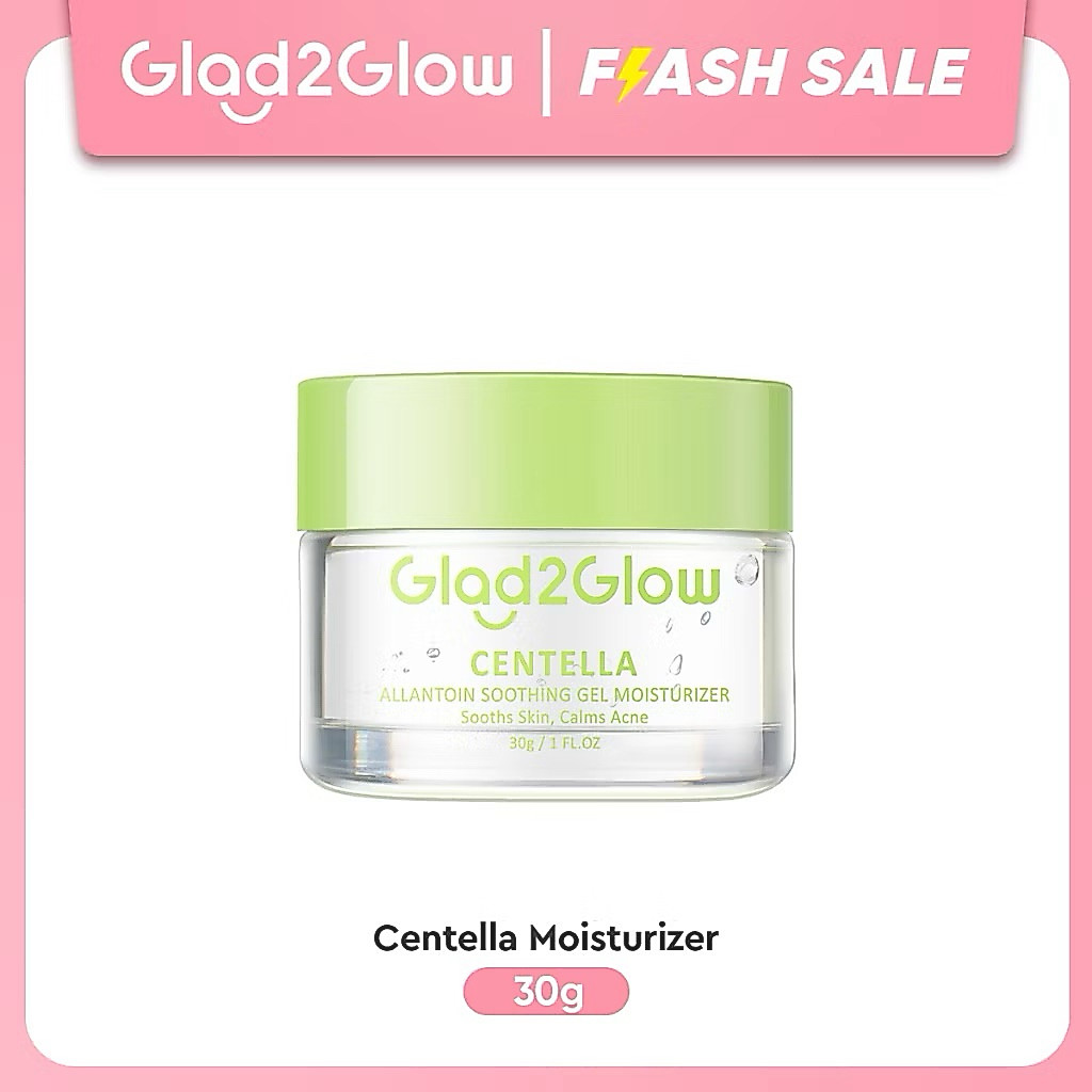 Glad2Glow Centella Allantoin Soothing Moisturizer Gel Repair Skin Oil-Control Hydrating Moisturizer 