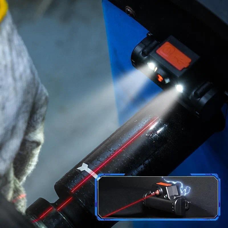 Alat Penyeimbang Roda Mobil dengan Penentu Posisi Laser Inframerah, Lampu Pencari Titik, Dapat Diisi