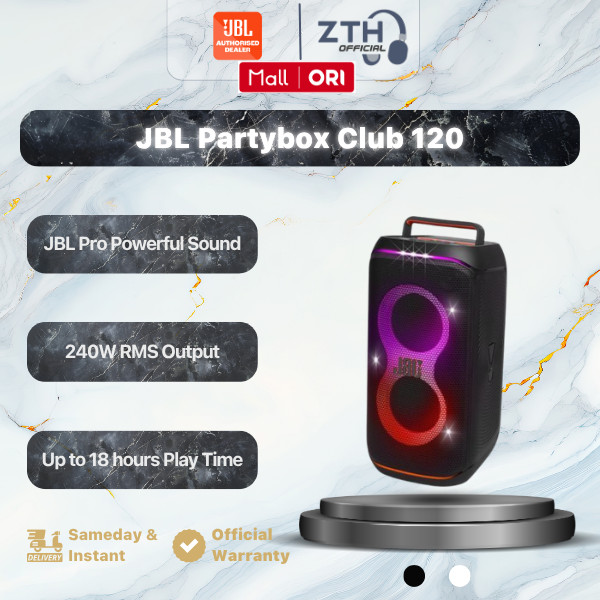 JBL Partybox Club 120 Portable Party Speaker Bluetooth