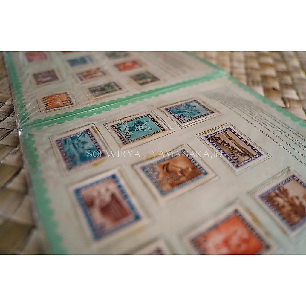 Prangko Revolusi Indonesia Cetakan Wina & Philadelphia Seri Tari daerah 1948 FULLSET 20 macam