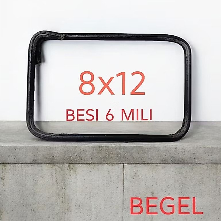 CINCIN / BEHEL / BEGEL UKURAN 8X12 BESI 6 FULL SNI ISI 100 PCS + BONUS 5