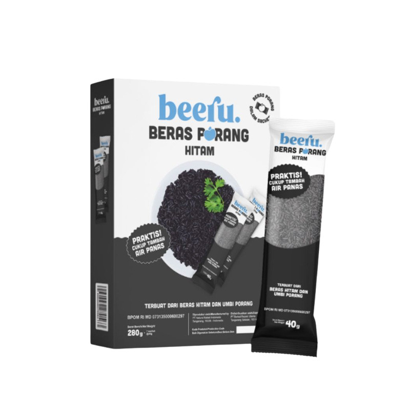 BEERU BERAS PORANG HITAM BOX 280GR