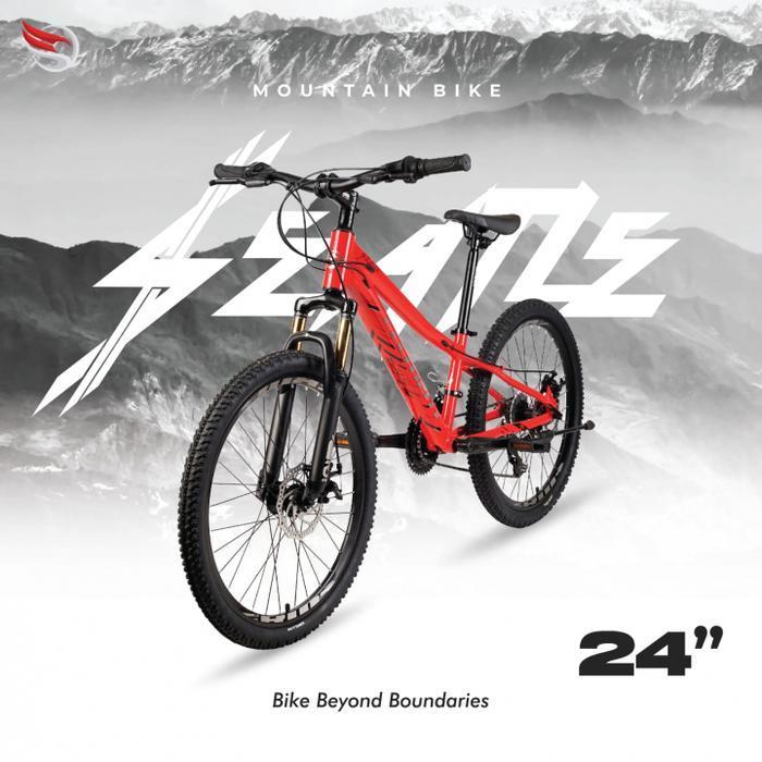 Sepeda Gunung MTB Remaja Alloy 24 Element Seatle