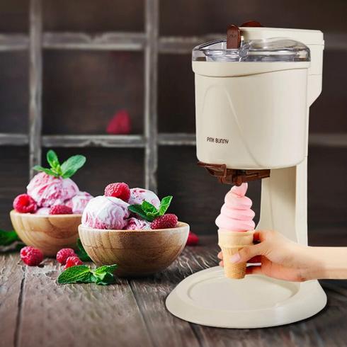 Mesin Pembuat Es Krim Otomatis Mini Electric DIY Ice Cream Maker Rumah Tangga