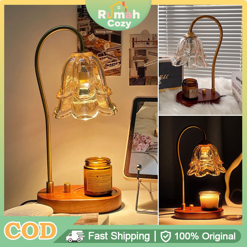 Candle Warmer Lamp Lampu Lilin Aromaterapi Lampu Tidur Aesthetic Lampu Lilin Aromaterapi Tanpa Api U