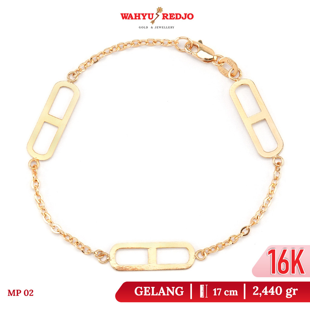 Gelang Emas Kadar 16K Wahyu Redjo GL-16K 32058819 Non Pameran