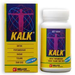 Nellco Kalk 100tablet - Untuk Kesehatan Tulang (FRESH)