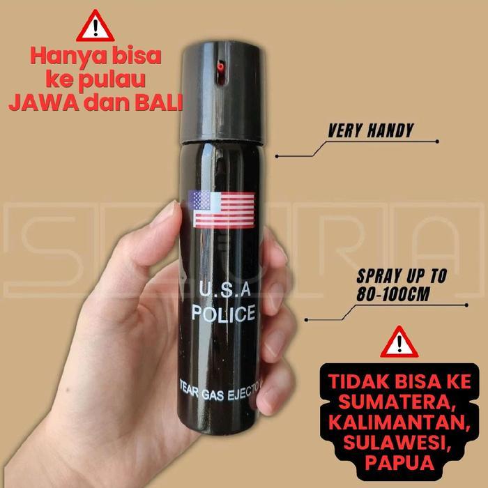 Pepper Spray / Tear Gas Spray / Gas Air Mata / Self Defense - TAD110ml