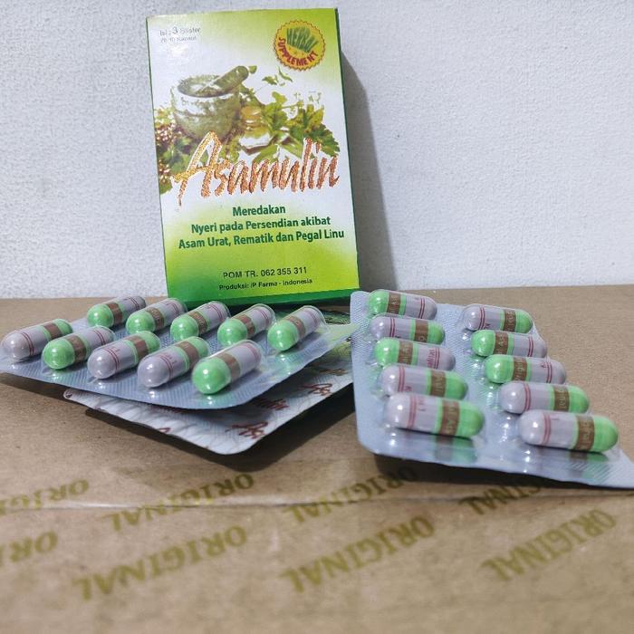 kikyoolshop1 Asamulin (isi30Kapsul) jamu Asamurat & NyeriSendi Exp-2030