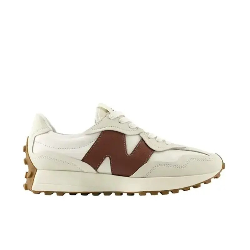 Sepatu Sneakers Wanita New Balance 327 Sea Salt Rich Oak Angora Original U327WNPS
