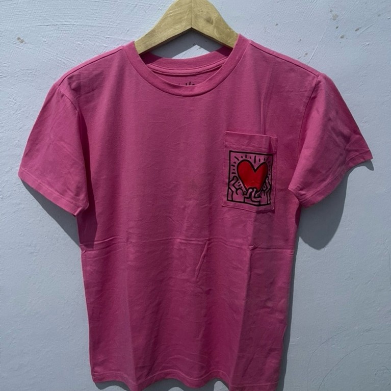 Kaos Cewek Keith Haring Original Second