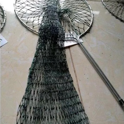 Kerambah Tancap Mancing - Wadah Rajut Tambang Kecil Kuat dan Kokoh untuk Serok Ikan atau Wadah Hasil