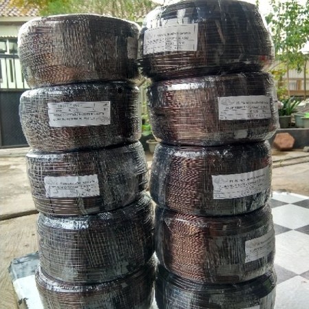 Kawat Bonsai Warna Maroon Ukuran 1 ~ 6 Mm Kawat Bonsai Aluminium Untuk Kerajinan Atau Tanaman Bonsai