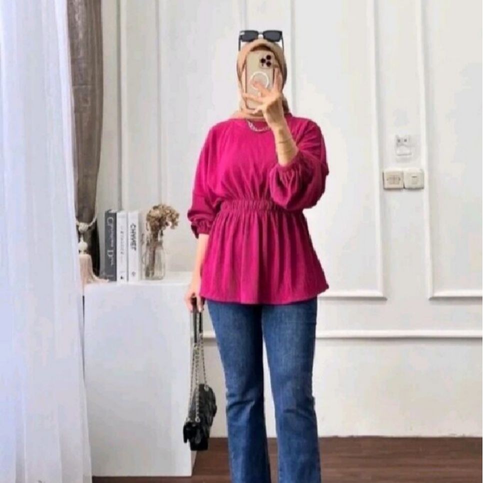 blouse wanita kekinian ZARA original