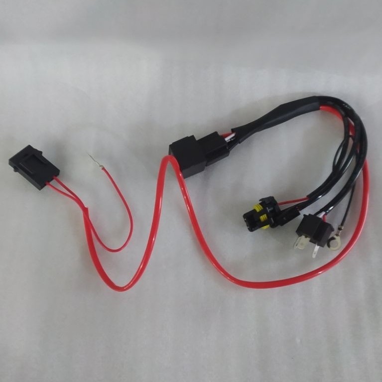 Kabel relay lampu biled motor mobil pnp h4