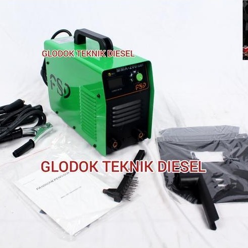 MESIN LAS INVERTER MMA 200 A IGBT TRAFO LAS INVERTER MMA 200A DIGITAL