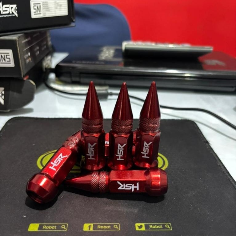 Mur Roda Variasi Hsr Red Universal Buat Semua Mobil