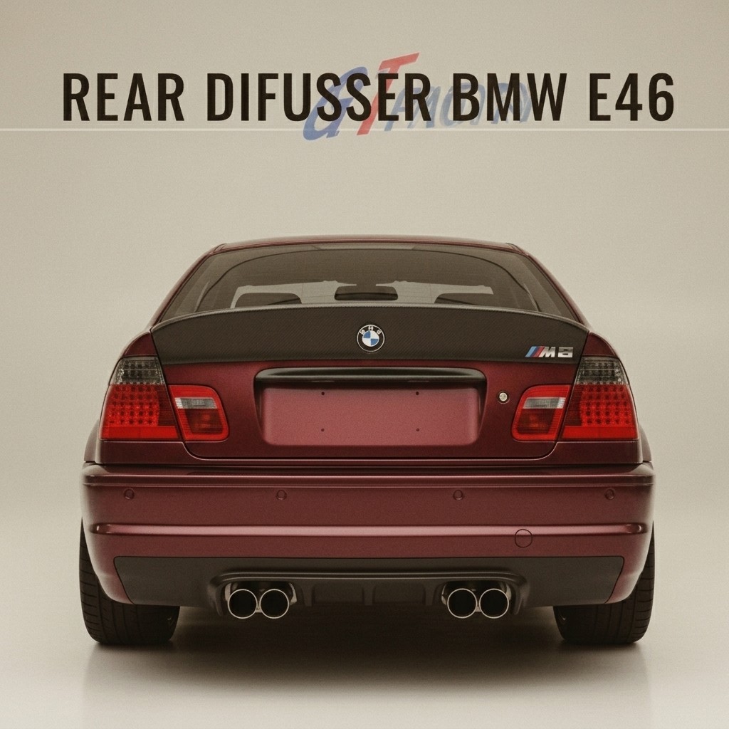 DIFFUSER BMW E46 M3 BODYKIT BMW E46 BUMPER BEMPER BUMPER BEMPER