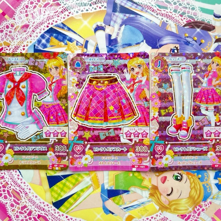 Kartu Aikatsu Jepang Ichigo Hoshimiya Uniform Pink Torte Coord Original Langka Rare Official Japanes