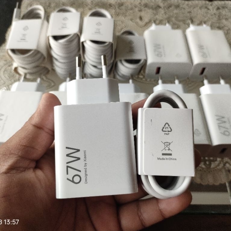 Charger 67WATT Original Copotan HP Xiaomi Support Mi Turbo Fast Charging
