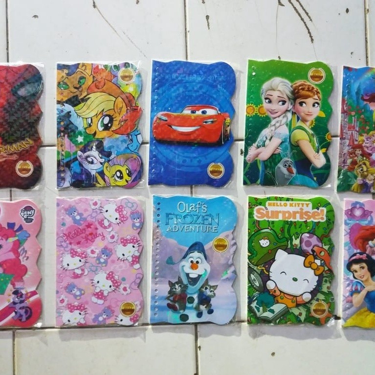 Kertas File Isi Binder Loose Leaf Fancy Karakter A5
