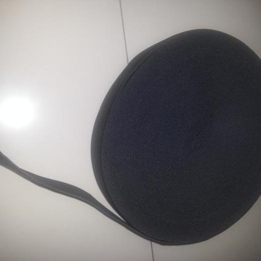```````] 25M Karet (3cm lebarnya) kolor / elastex / karet elastis celana hitam.