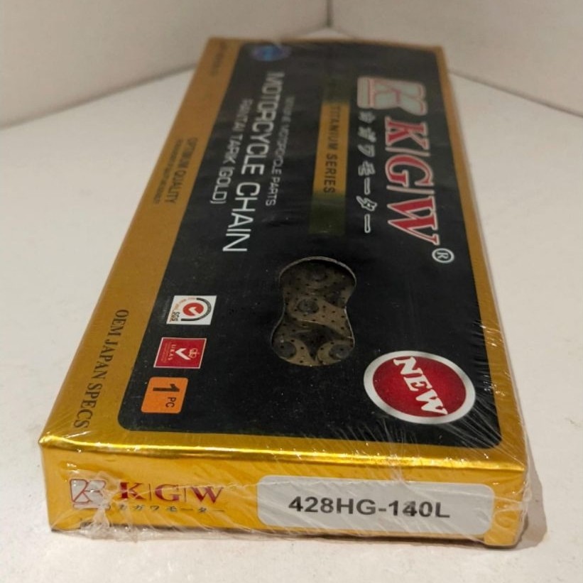 Kagawa (KGW) Rantai Tarik 428HG-140 ( Gold )