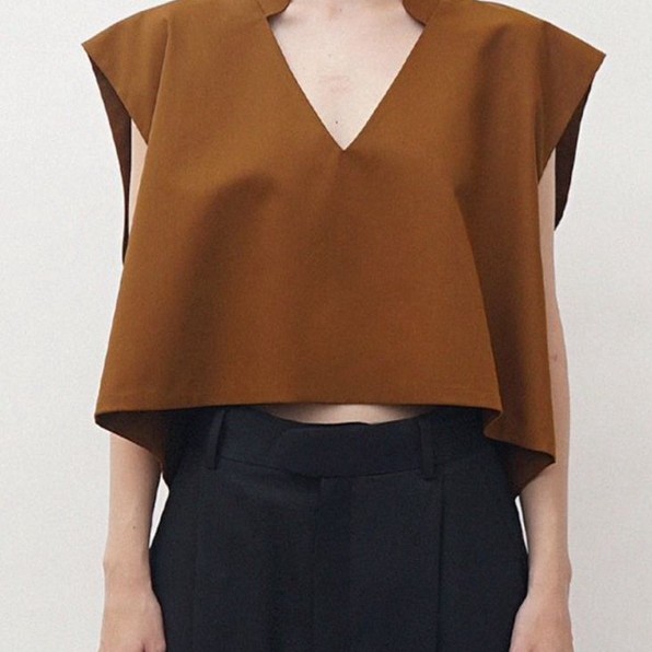 HANEEN BIB Golden Brown MASSHIRO&Co.