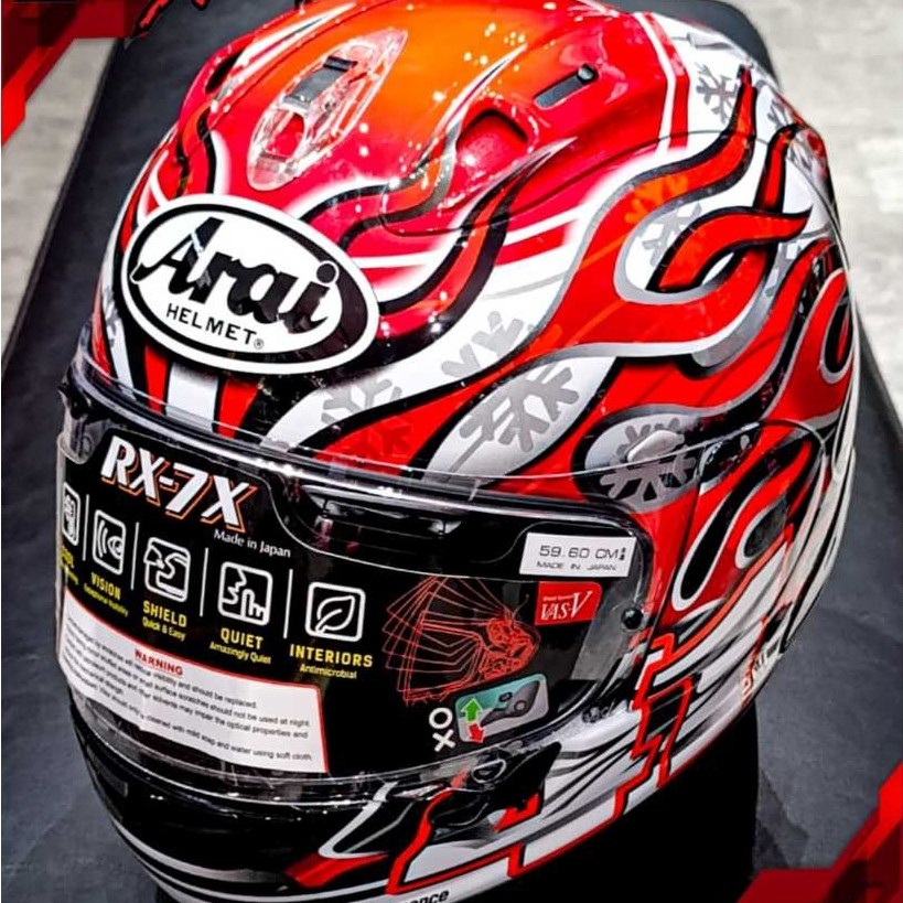 Helm Arai RX7X Haga GP Helmet Original Second Bekas 2ND RCX