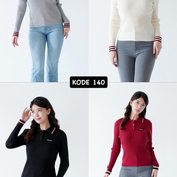 Knit&Go CARDIGAN KERAH SLIM MIU MIU PREMIUM