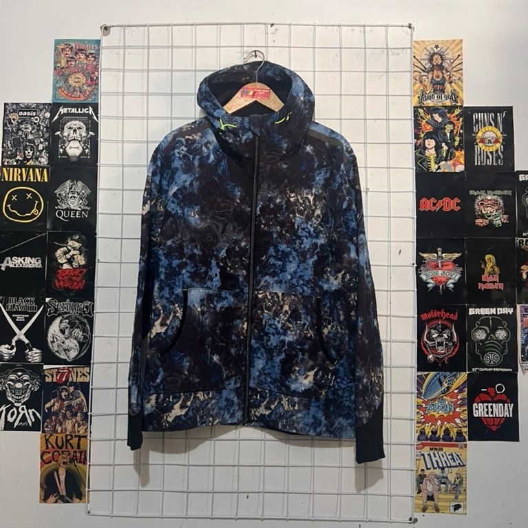 Jaket Zipper Hoodie Find Out Motif Printing