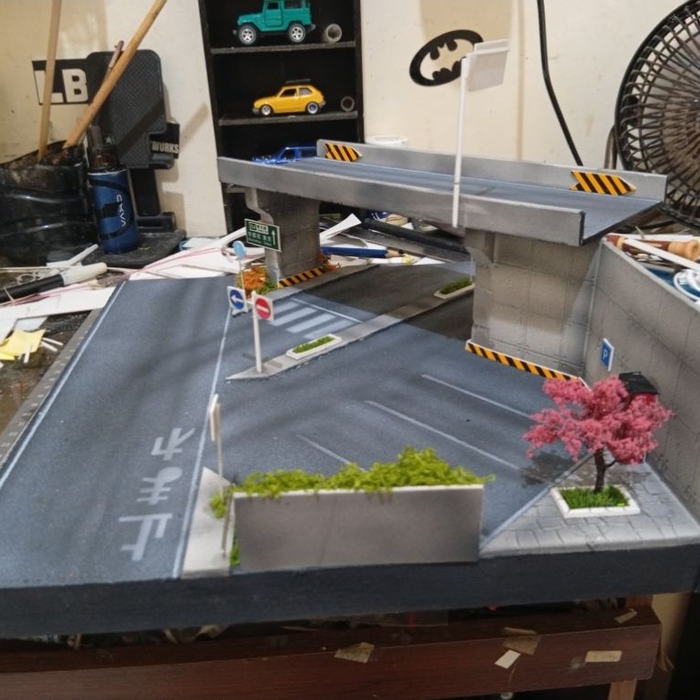 Diorama jalan