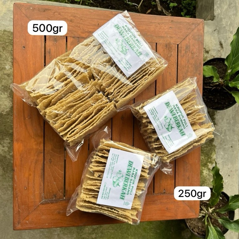 KRUPUK GENDAR DEWI BERKAH (rasa bawang)