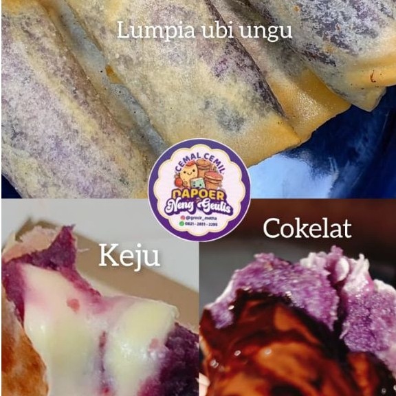 lumpia ubi ungu lumer
