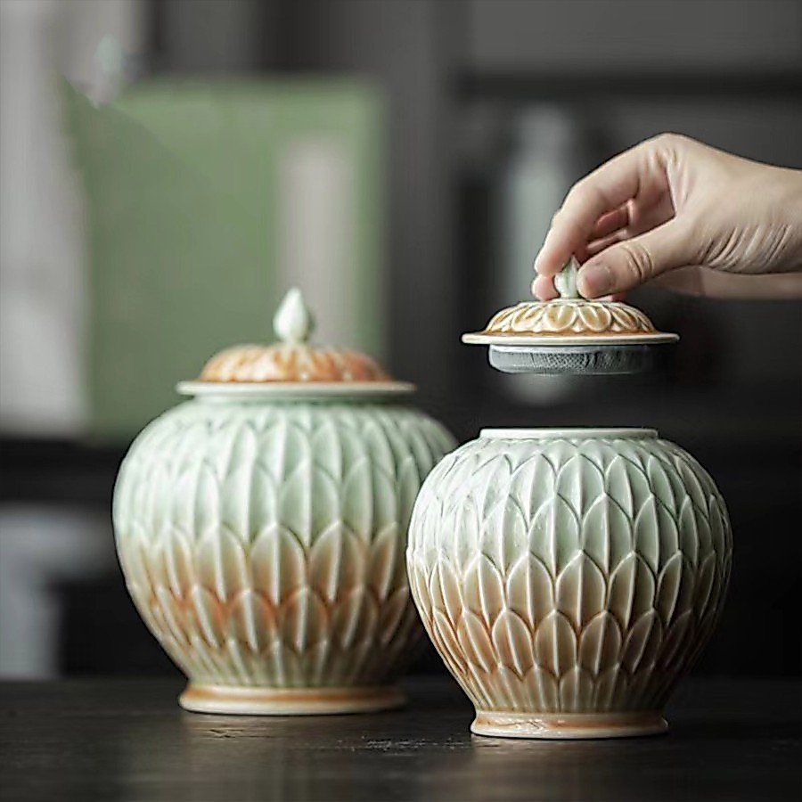 Tempat Penyimpanan Daun Teh Kopi/ Tea Leaves Canister Jar 1315