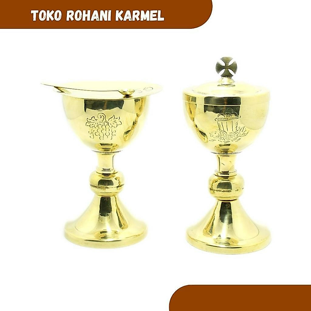 Murah PIALA PERJAMUAN KATOLIK / PIALA KUNINGAN / PERALATAN MISA KATOLIK Diskon Promo