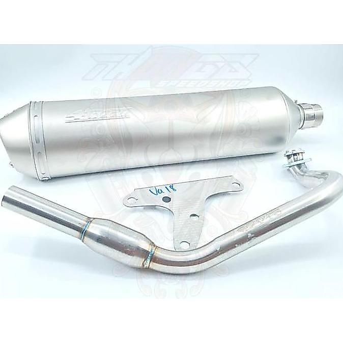 KNALPOT LEOVINCE 4ROAD LEHER STEINLESS VARIO 125/150 2018 - 2020