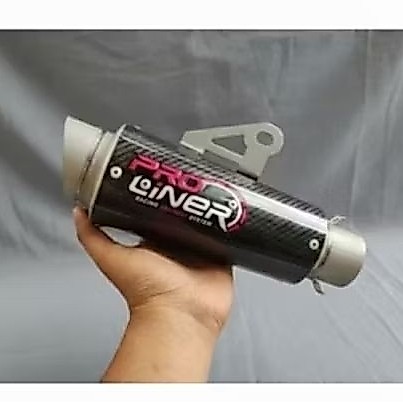 Knalpot Racing Pro Liner Carbon PNP Gsx/Ninja250fi/CB150R/CBR250?/R25/R15/Ninja mono dLL