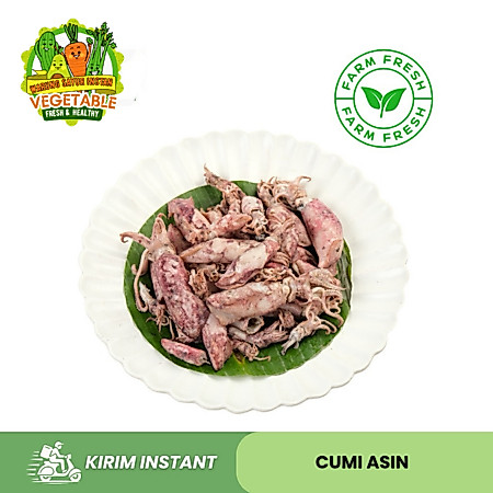 Asin Cumi 100 gram | Ikan Asin Cumi Segar |Sayur expres lampung