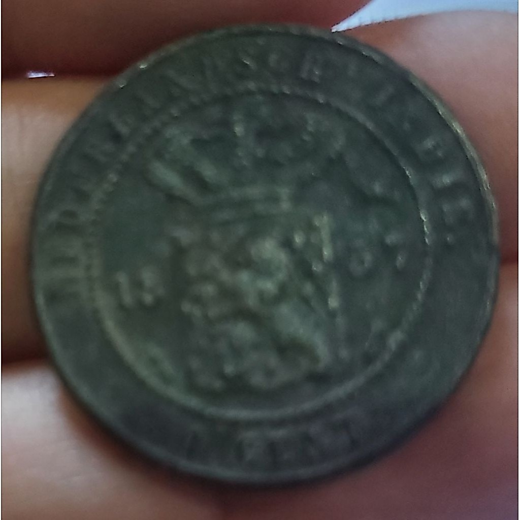 koin nederlansch indie 1 cent 1857