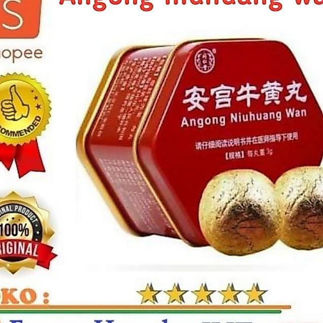 Angkung Kaleng Herbal Obat Stroke Menahun Ampuh Impor Asli 100 % Original Anggong | Angong Niuhuang 