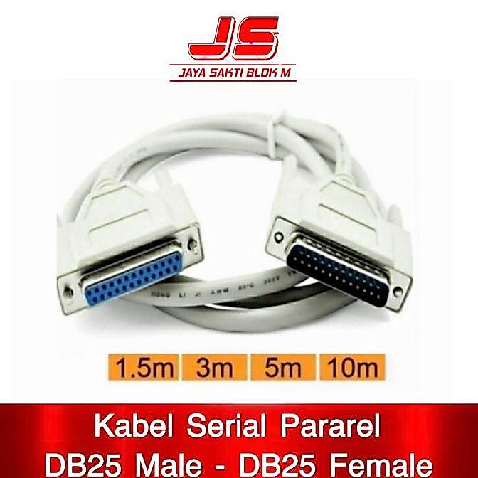 pararel printer 25 pin Cable LPT Db25 male to Db25 female