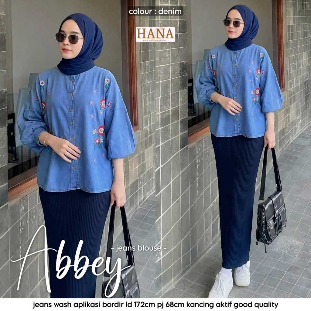 0506   ABBEY JEANS BLOUSE by hANA   // ONESTUFF