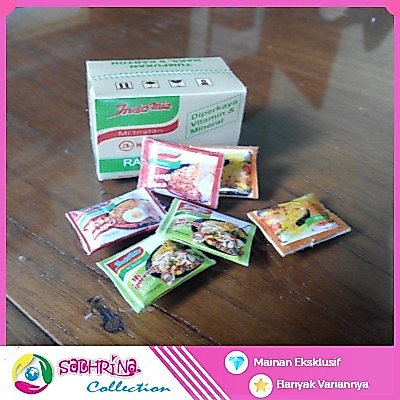 Miniatur Mie Instan + Dus Mie