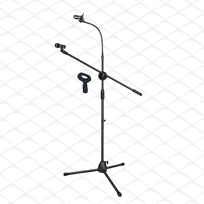 STAND MICROPHONE PLUS HOLDER HP STAND MIC BERDIRI