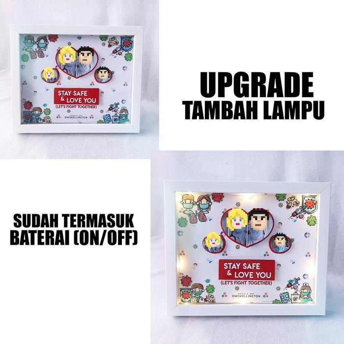Upgrade Lampu pada Bingkai Pop Up Frame