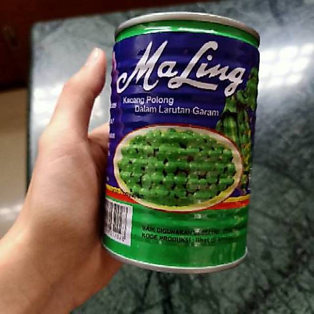 Kacang polong kaleng kalengan maling murah