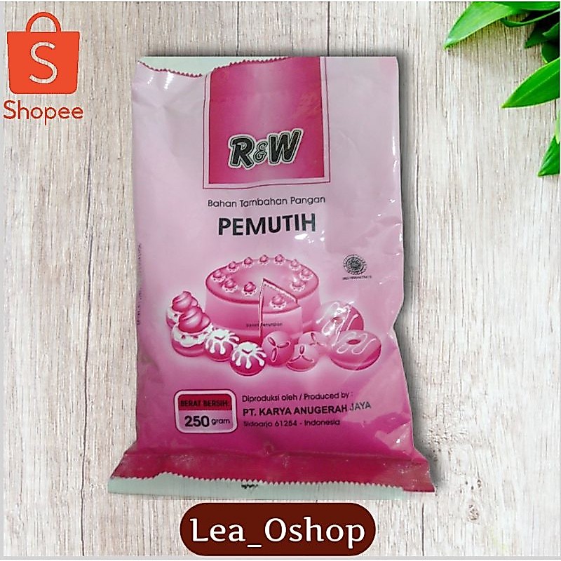 Pewarna bubuk putih kemasan 250 gram